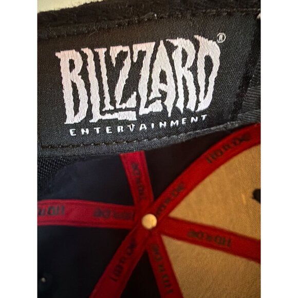 Blizzard Entertainment Black Snapback Hat With Horde Logo World of Warcraft - Picture 6 of 7